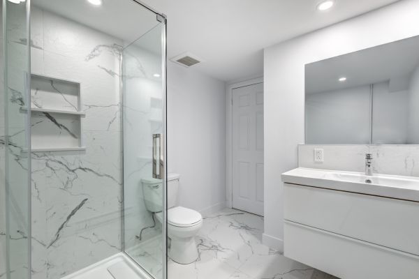 Basement Bathroom Installation in Flower Mound