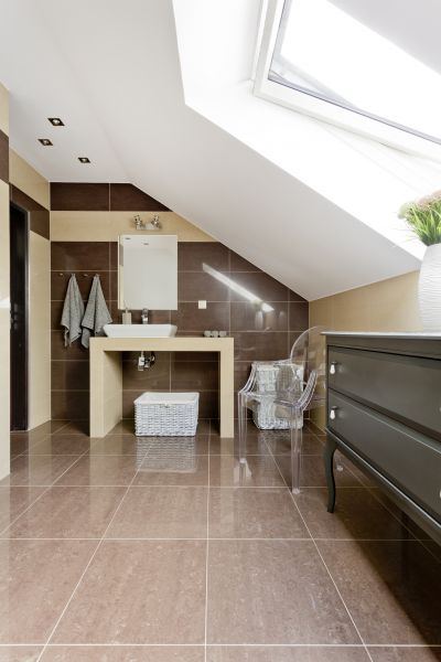Attic Bathroom Installation in Flower Mound
